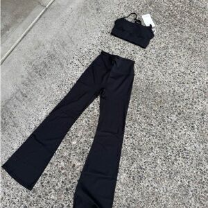 Lululemon Set Black Flare High-Rise Leggings